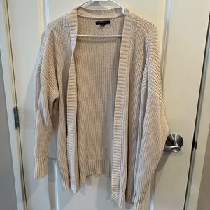 tan knit cardigan